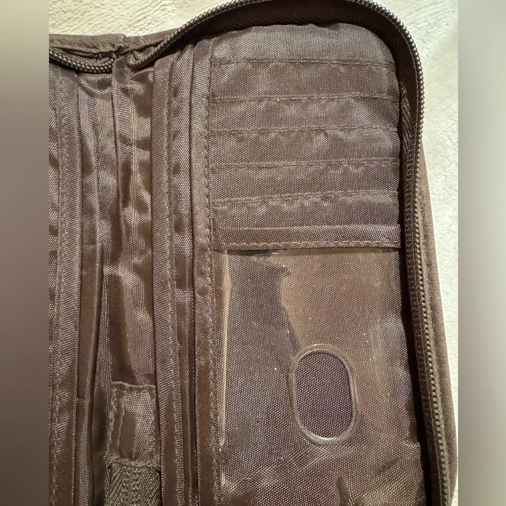 THIRTY-ONE Elegant Brown Fabric Wallet